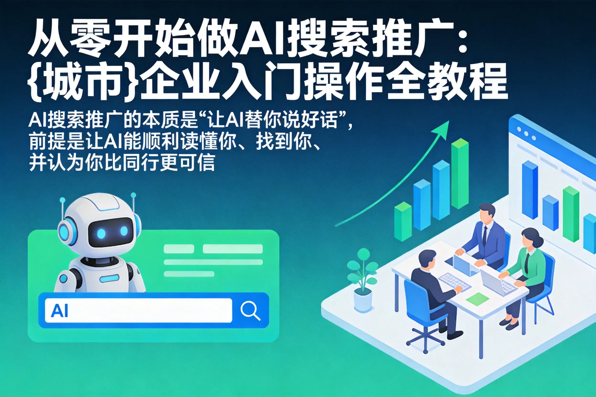从零开始做AI搜索推广：铜陵企业入门操作全教程