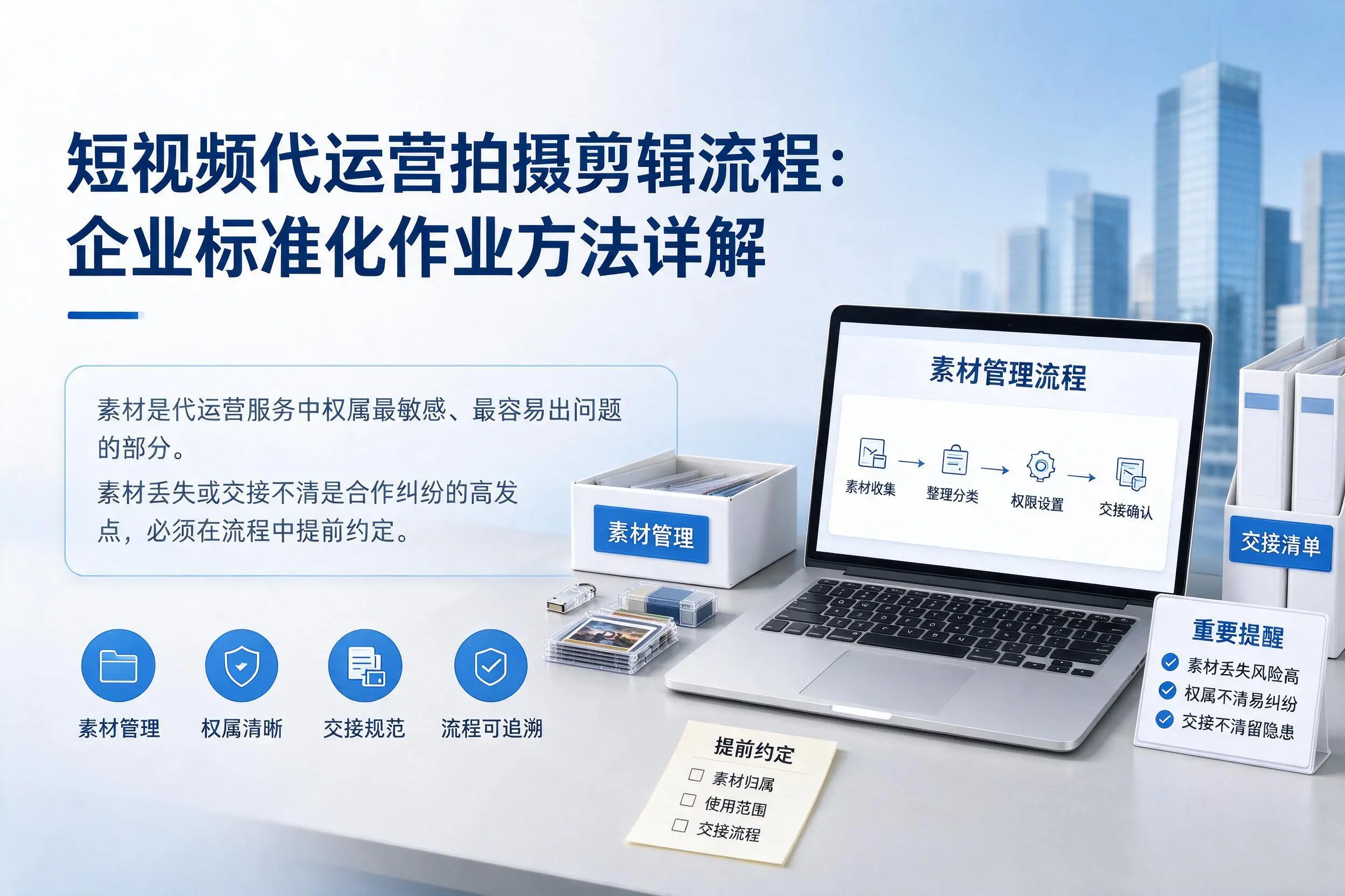 短视频代运营拍摄剪辑流程：铜陵企业标准化作业方法详解