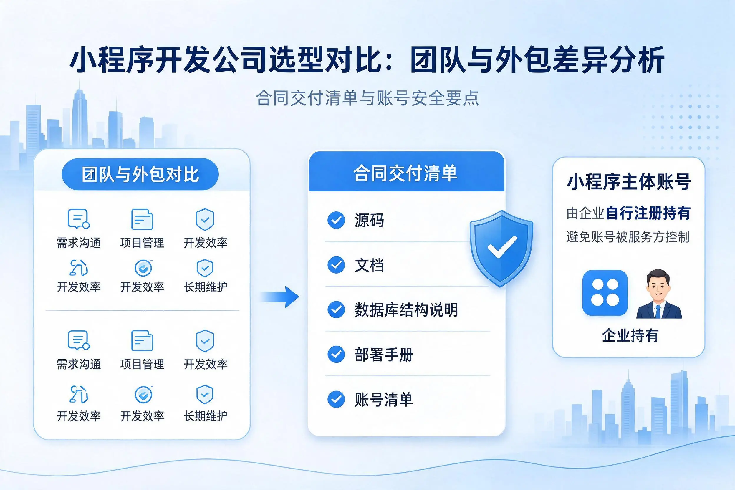铜陵小程序开发公司选型对比：团队与外包差异分析