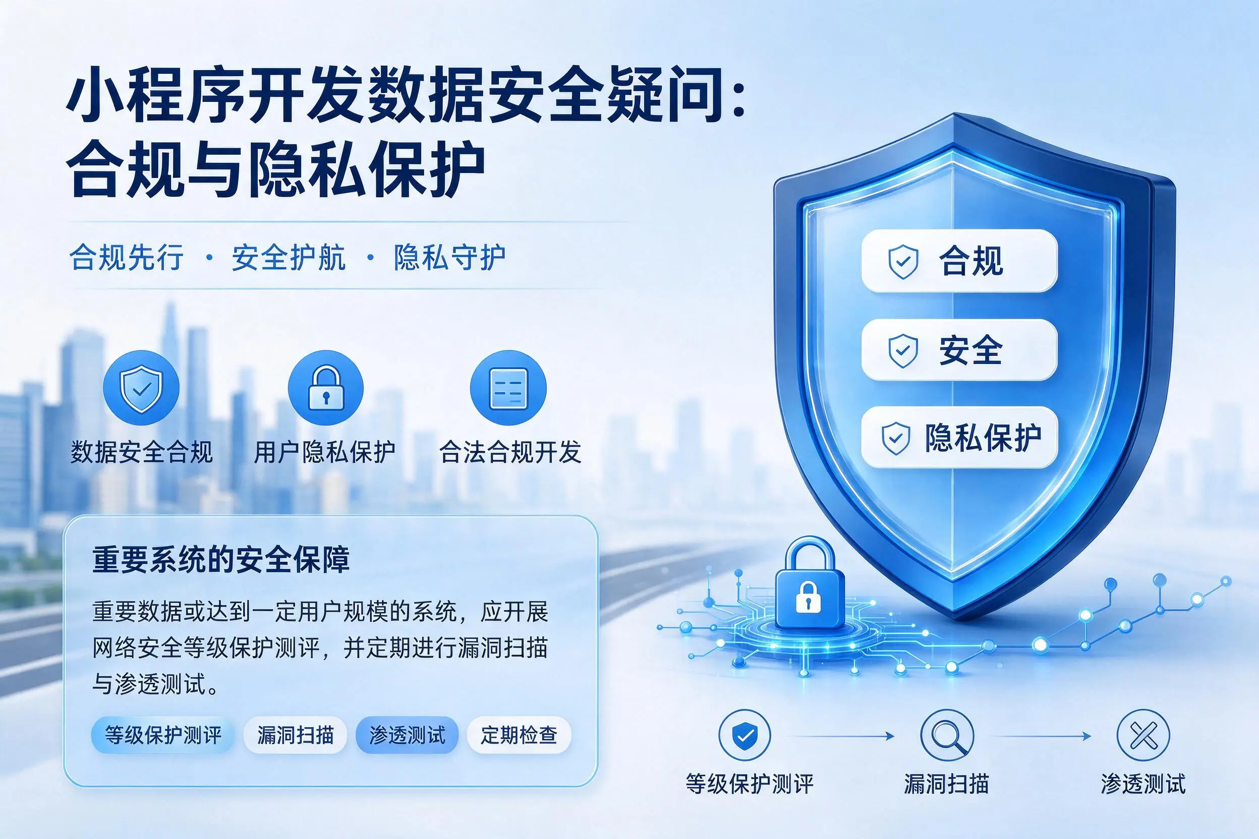 铜陵小程序开发数据安全疑问：合规与隐私保护