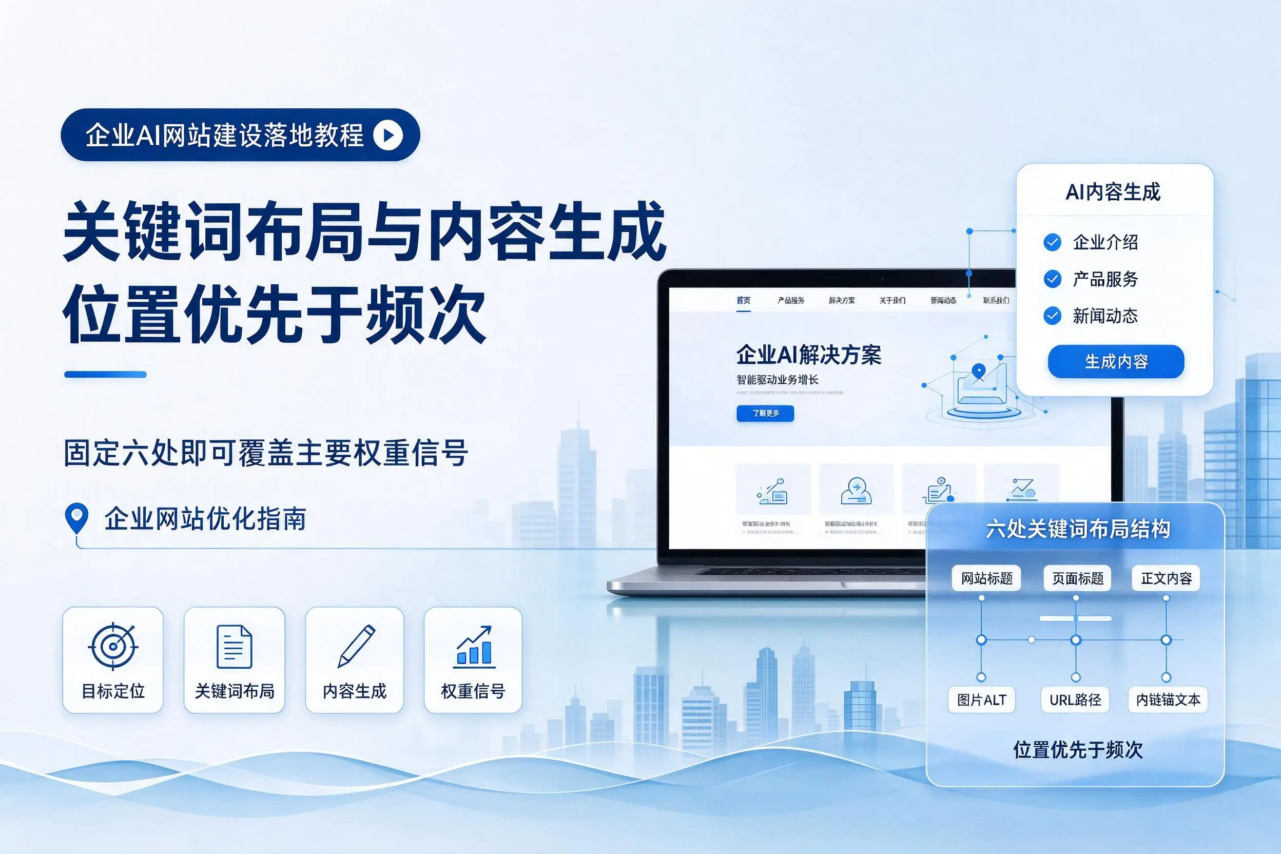 铜陵企业AI网站建设落地教程：关键词布局与内容生成