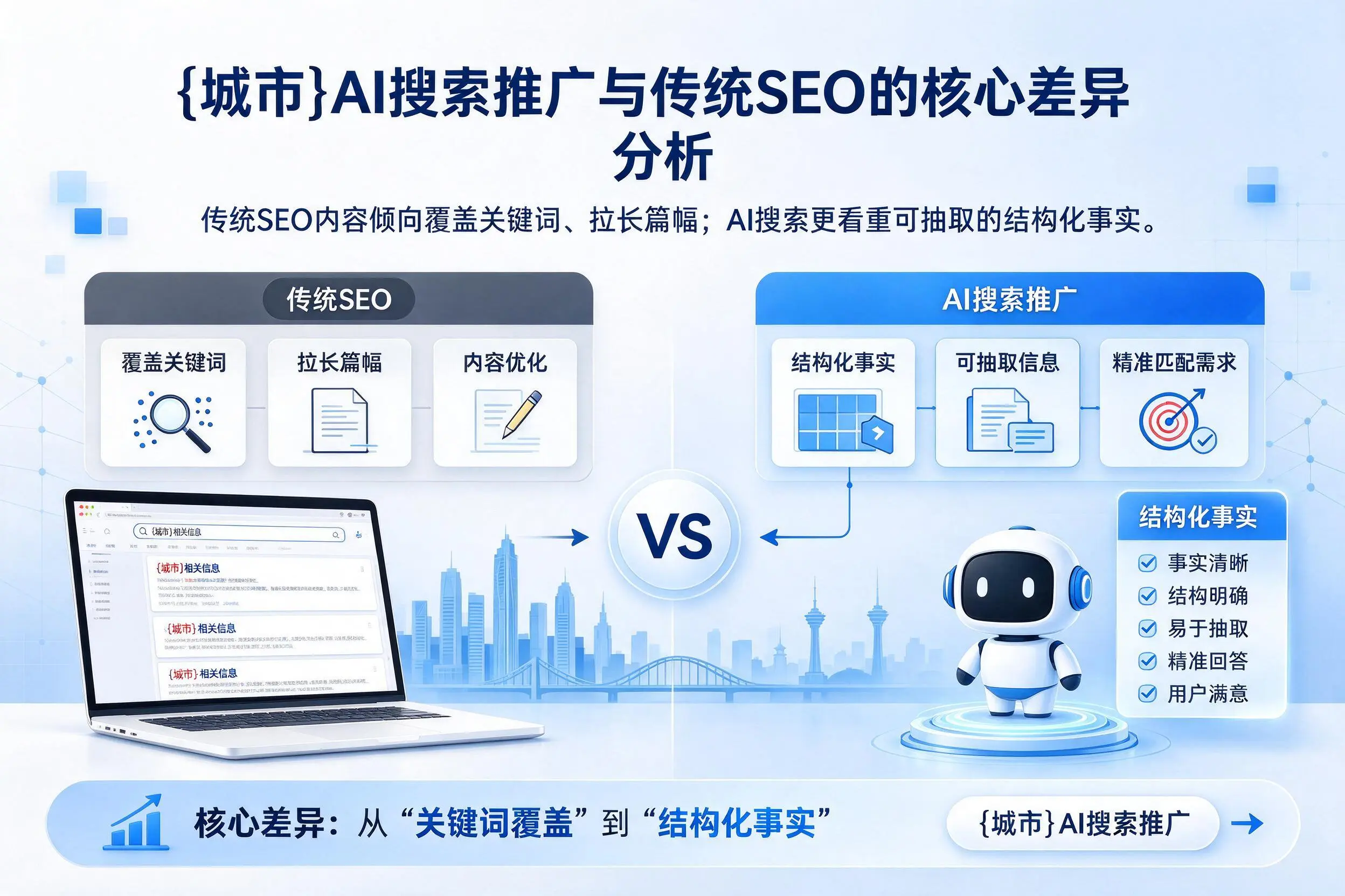 铜陵AI搜索推广与传统SEO的核心差异分析
